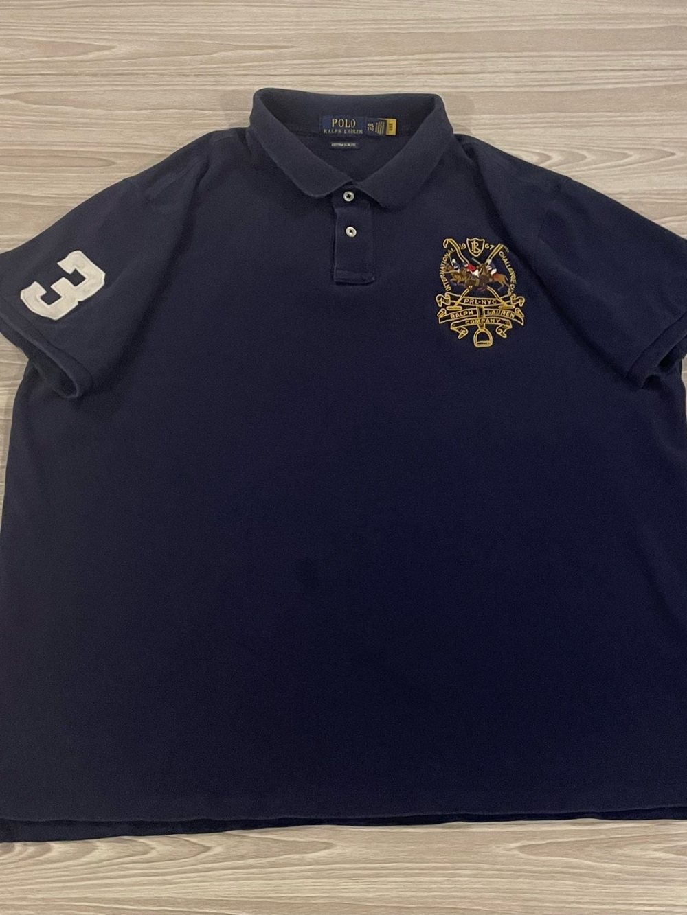 Polo Ralph Lauren International Challenge Polo Shirt Short Sleeve Men’s Size 2XL